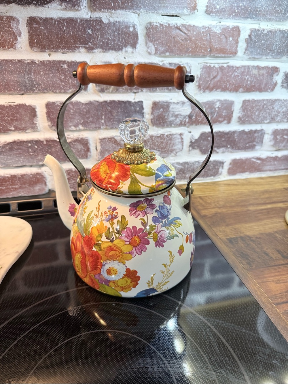 Mackenzie Childs Flower Market Tea Pot